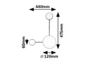 Aplica Amadeo 7W/230V, lumina calda Rabalux - imagine 10