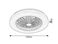 Rabalux plafoniera Dalfon2 LED 48, negru