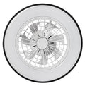 Rabalux plafoniera Dalfon2 LED 48, negru