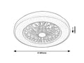 Rabalux plafoniera Dalfon2 LED 48, alb