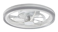 Rabalux plafoniera Fanricius LED 40, argintiu