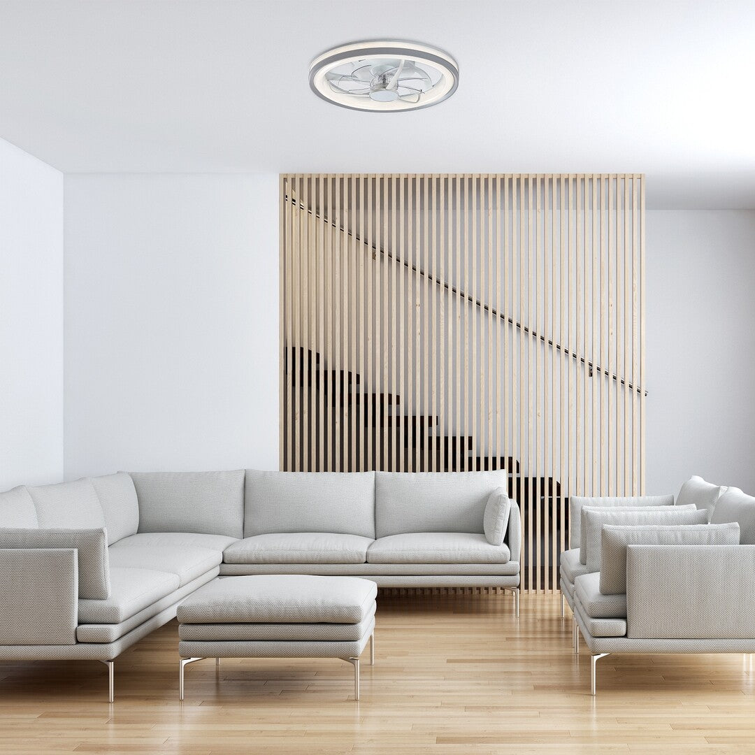 Rabalux plafoniera Fanricius LED 40, argintiu