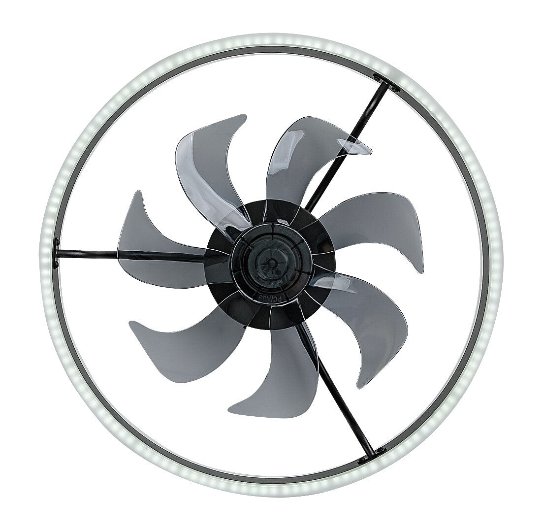 Rabalux plafoniera Fanfy LED 40, negru