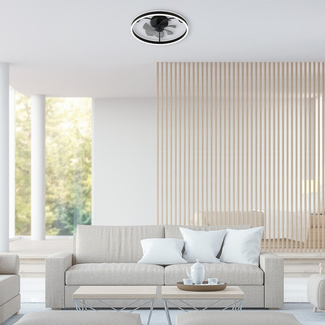 Rabalux plafoniera Fanfy LED 40, negru