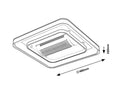 Rabalux plafoniera Aireon LED 50, negru