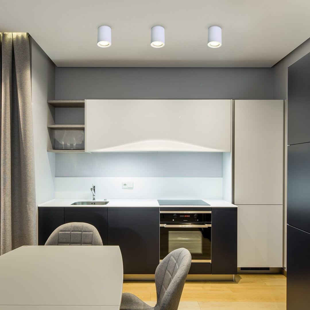 plafoniera LED Koven GU10 1x MAX 35, alb