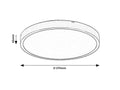 plafoniera LED Alenzo LED 12, alb