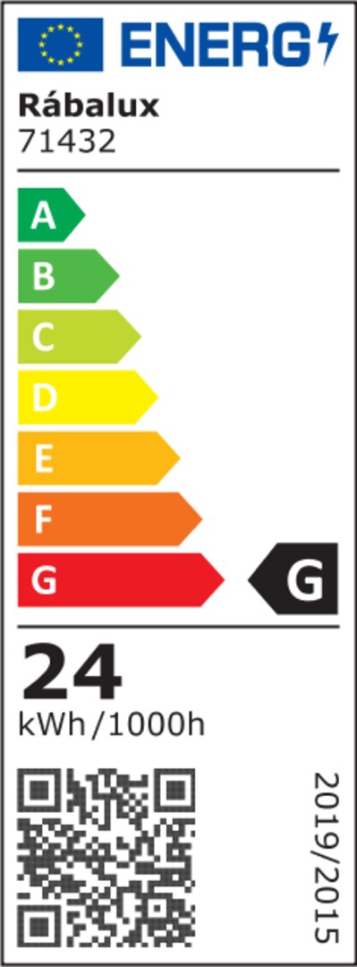 plafoniera LED Alenzo LED 24, negru