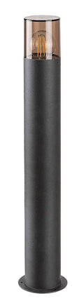 stalp exterior Teplice E27 1x MAX 12, negru mat