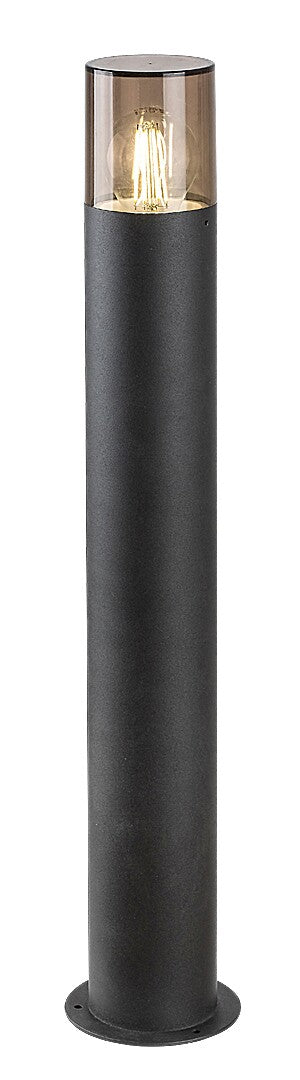stalp exterior Teplice E27 1x MAX 12, negru mat