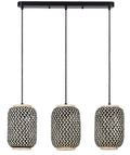 Pendul Adalla E27 3x MAX 40, negru mat Rabalux - imagine 3