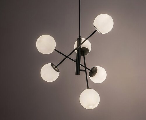 Lustră pe cablu Meduza 6xE14/20W/230V Rabalux - imagine 4