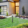 stalp exterior Dubrovnik E27 1x MAX 40, negru mat