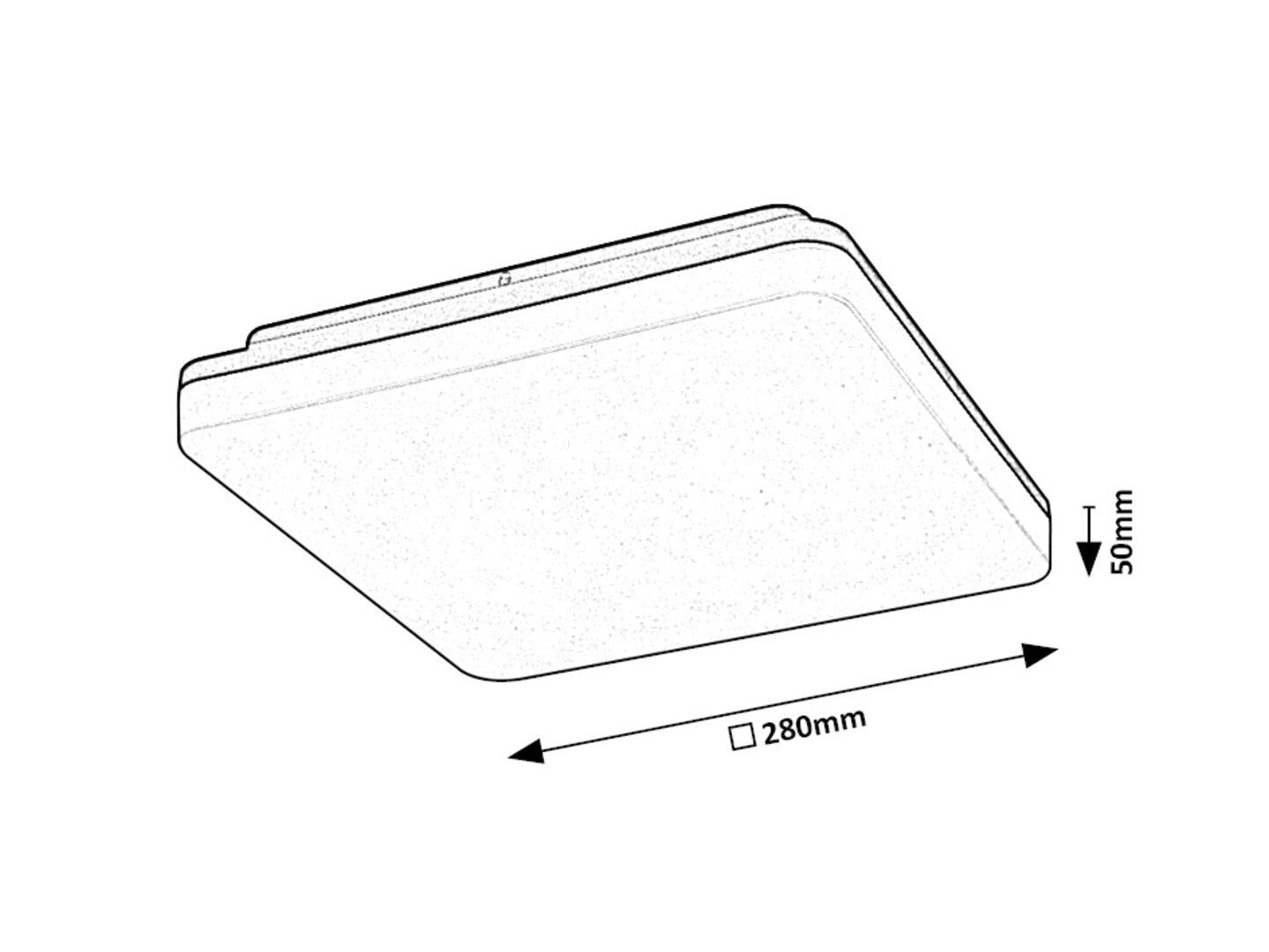 plafoniera LED Pernik LED 24, negru