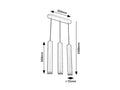 Lustră pe cablu Senobia 3xGU10/5W/230V Rabalux - imagine 6