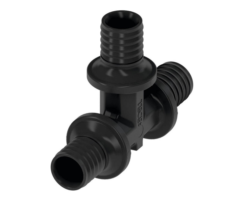 Teu cu manson alunecator TECEflex, PPSU, 20 x 20 x 20 mm grossmann