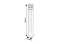 stalp exterior Ankara E27 1x MAX 12, antracit