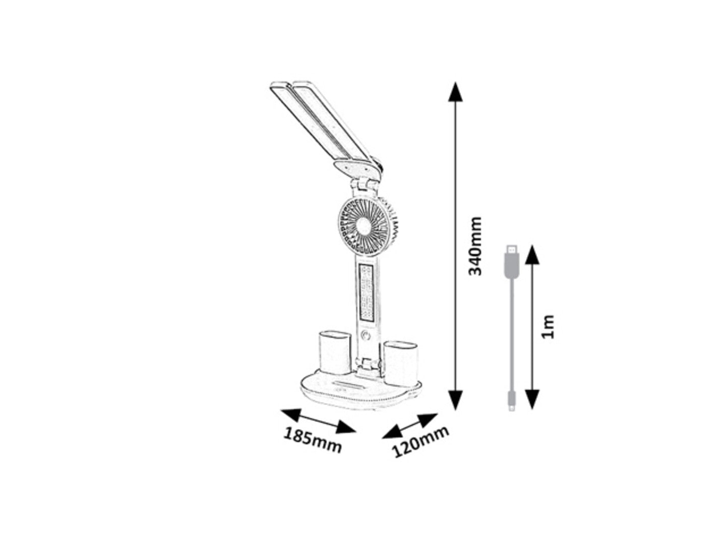 Rabalux veioza Novilo LED 7, alb