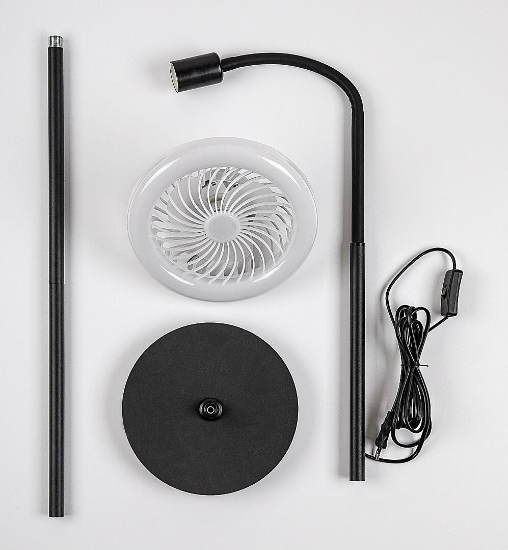 Rabalux lampadar Venturo E27 1x MAX 20, negru