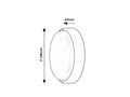 aplice exterior/ plafoniera de exterior Hort LED 15, alb