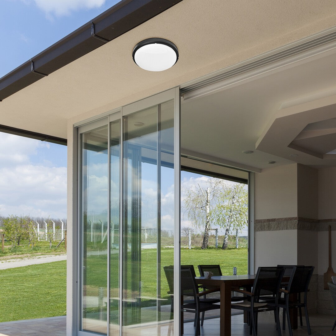 aplice exterior/ plafoniera de exterior Hort LED 15, negru
