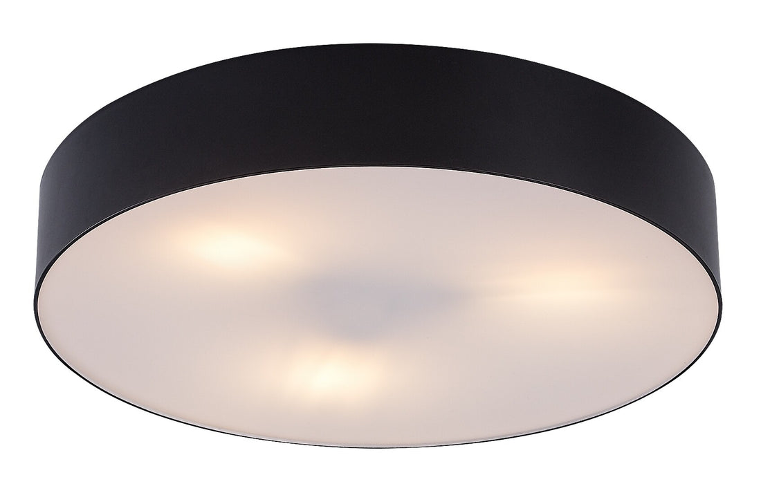 plafoniera Dolen E27 3x MAX 9, negru