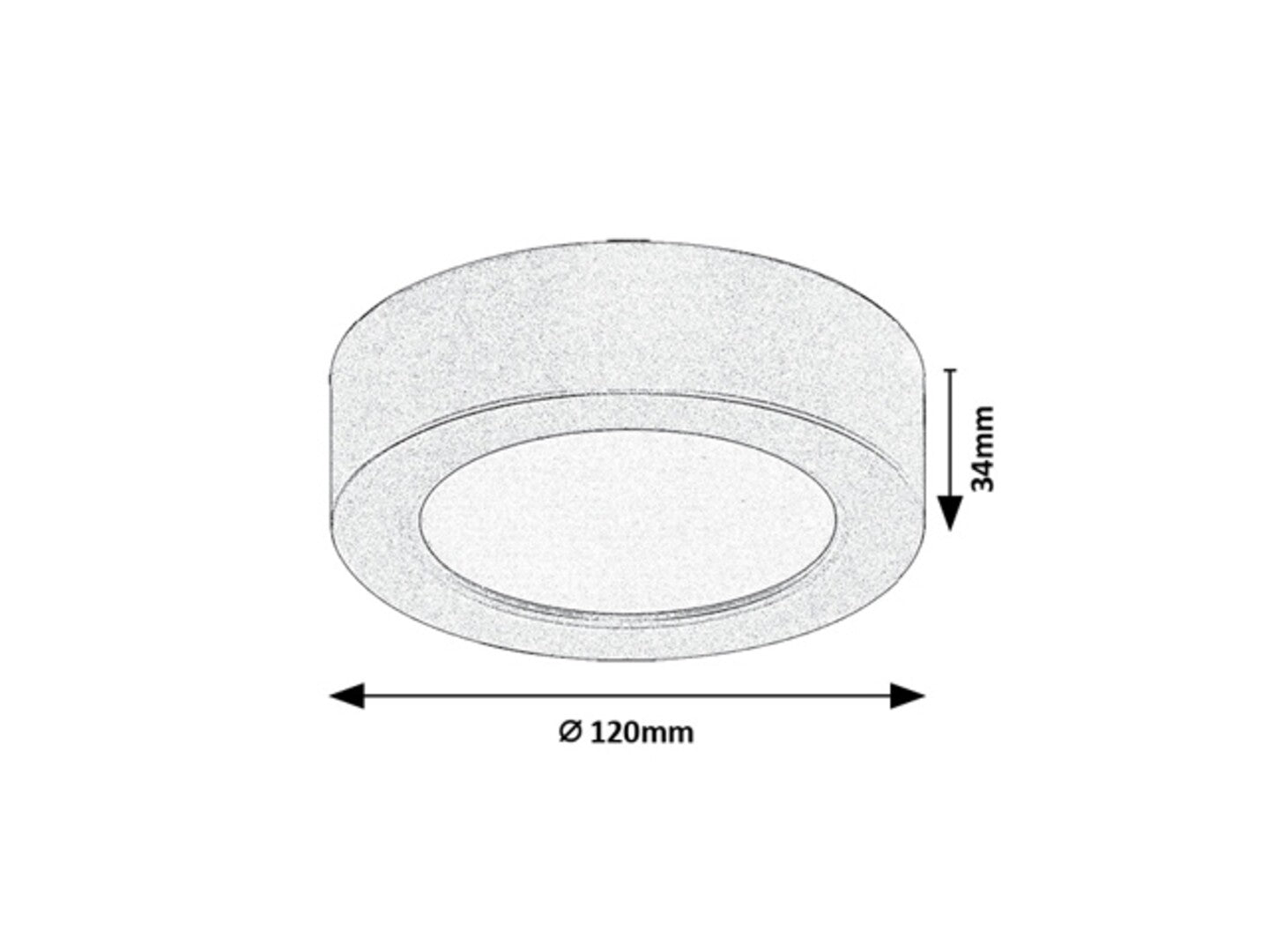 plafoniera LED Shaun Plus LED 7, alb