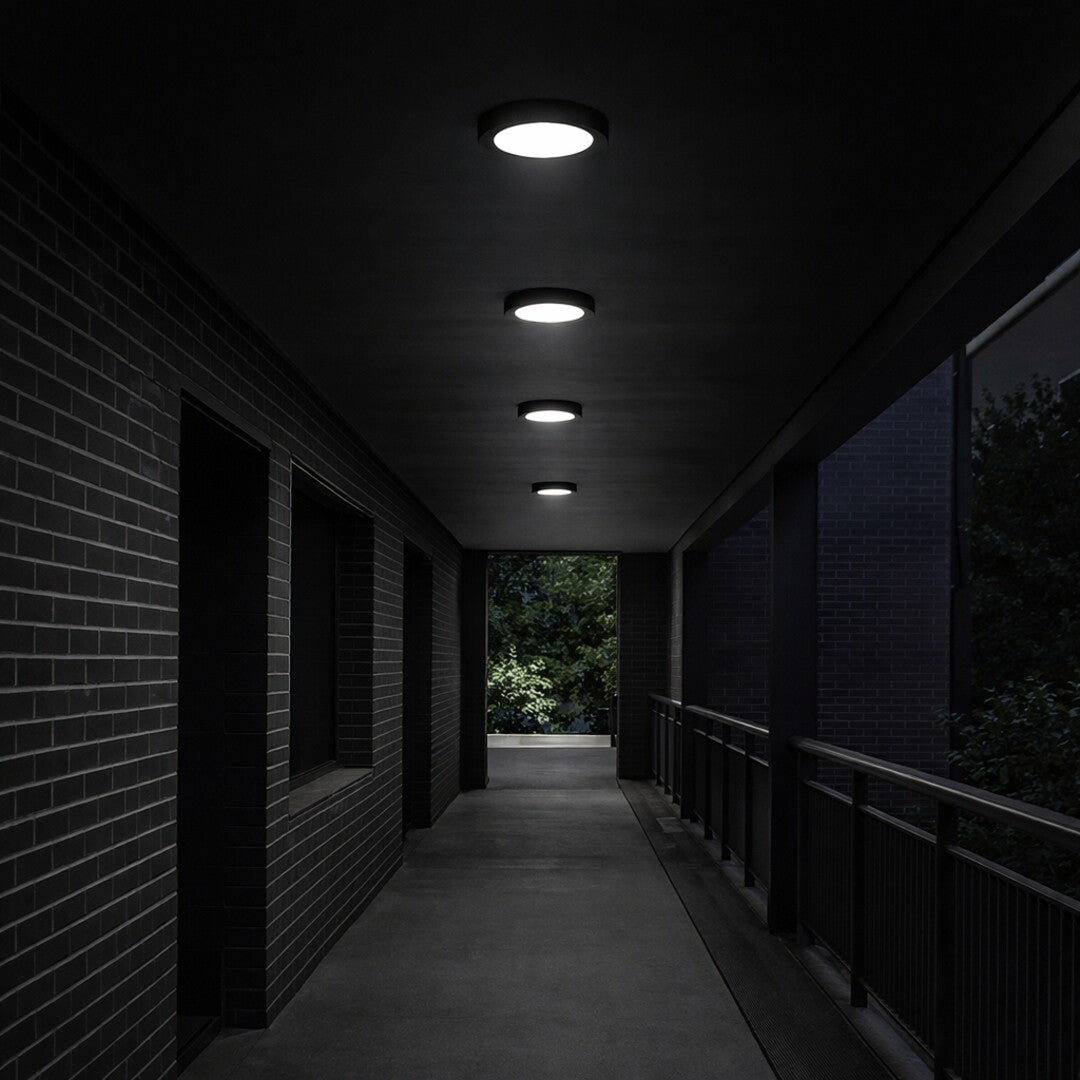 plafoniera LED Shaun Plus LED 24, negru