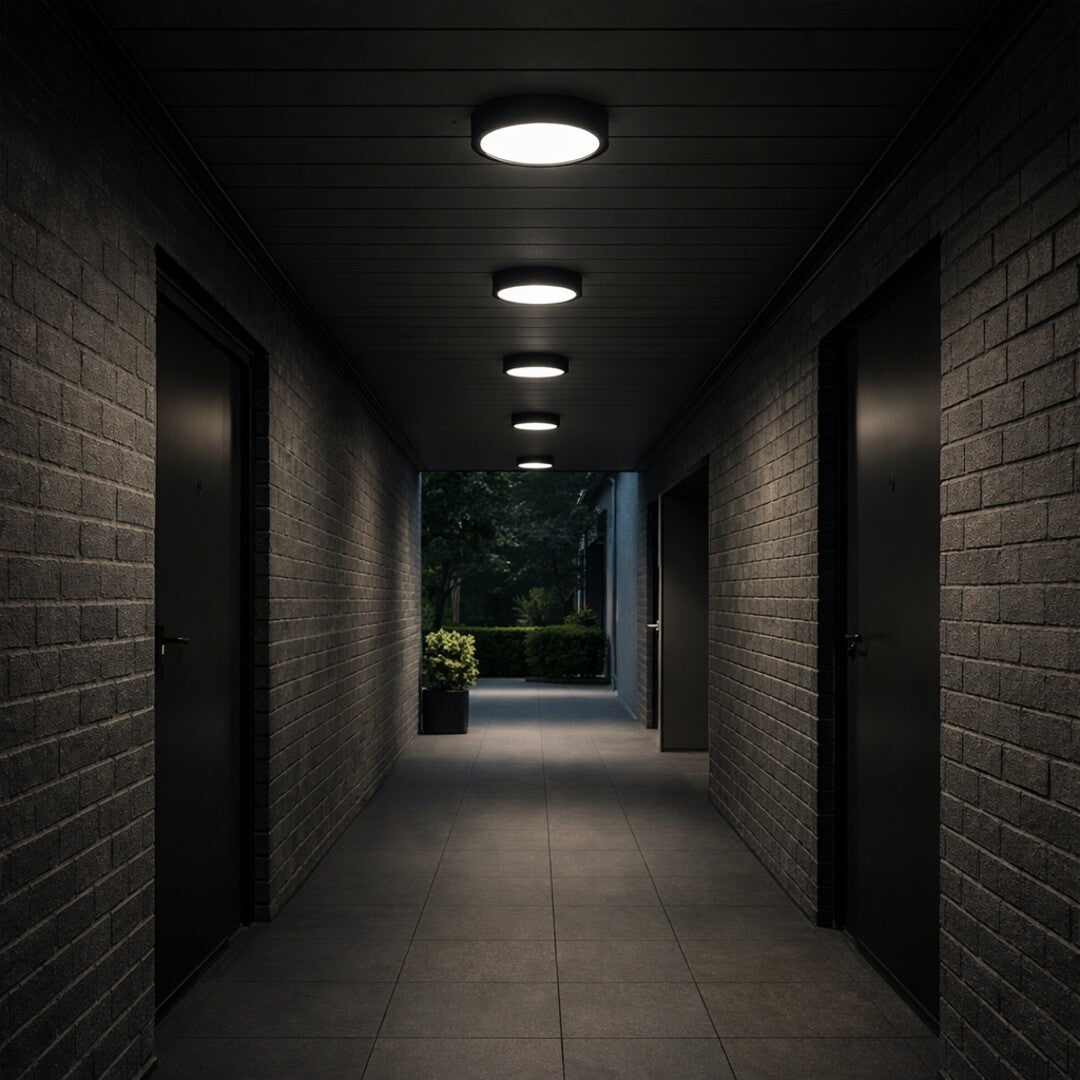 plafoniera LED Shaun Plus LED 30, negru
