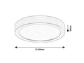 plafoniera LED Shaun Plus LED 24, auriu