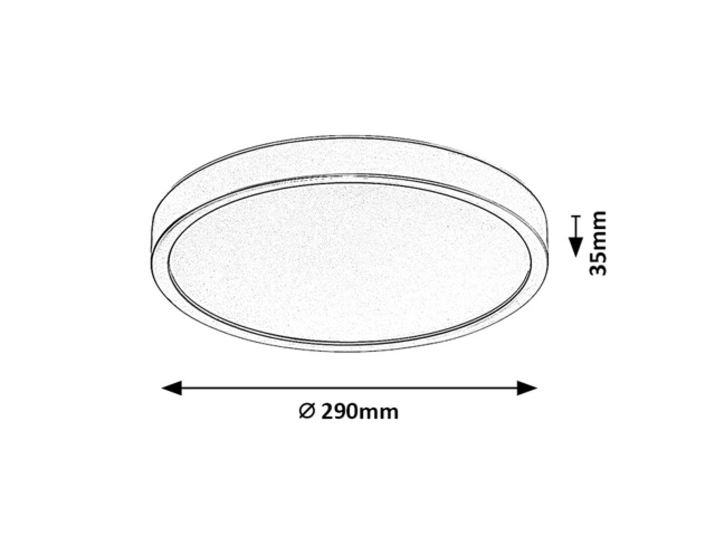 plafoniera LED Maurec LED 18, antracit