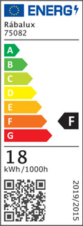 plafoniera LED Maurec LED 18, imitație de lemn