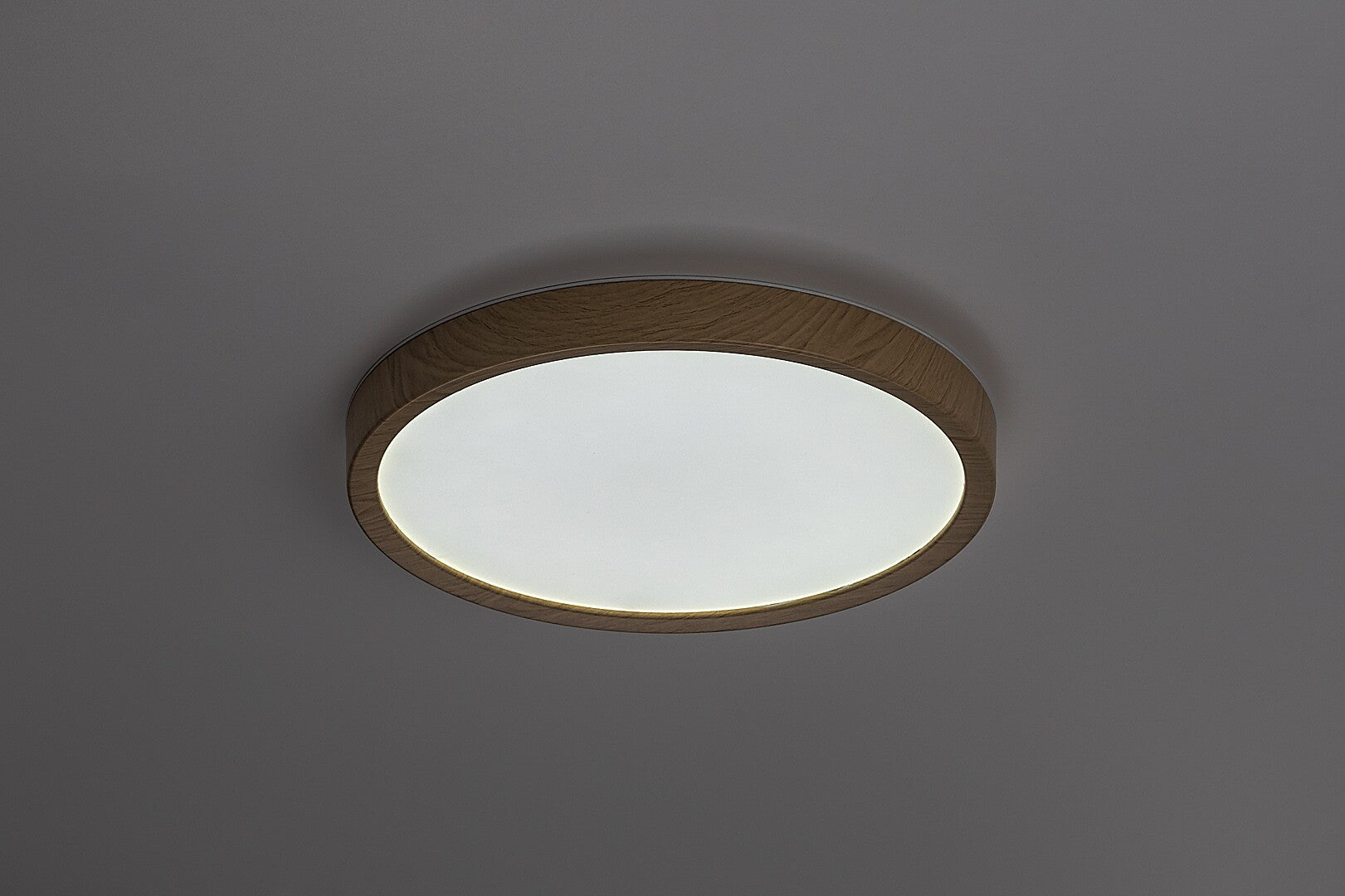 plafoniera LED Maurec LED 18, imitație de lemn