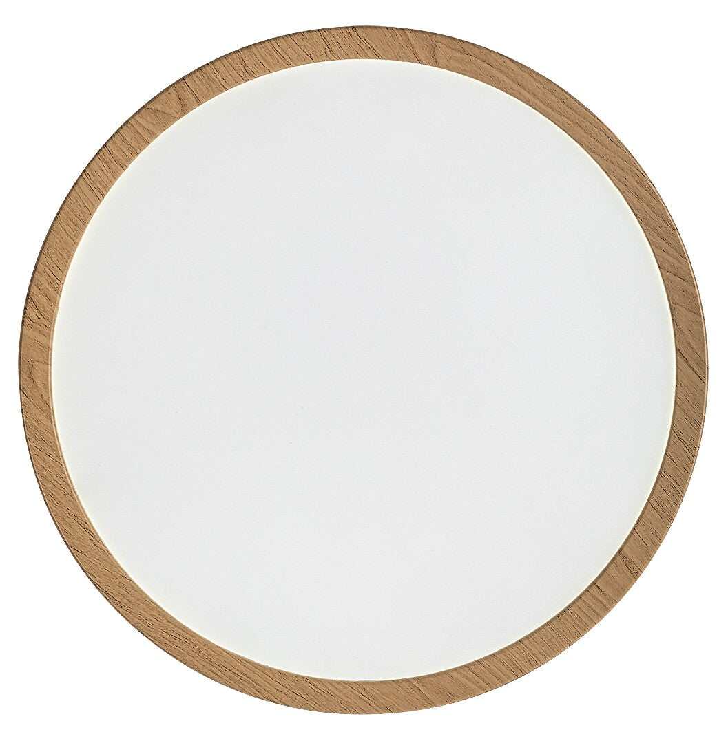plafoniera LED Maurec LED 18, imitație de lemn