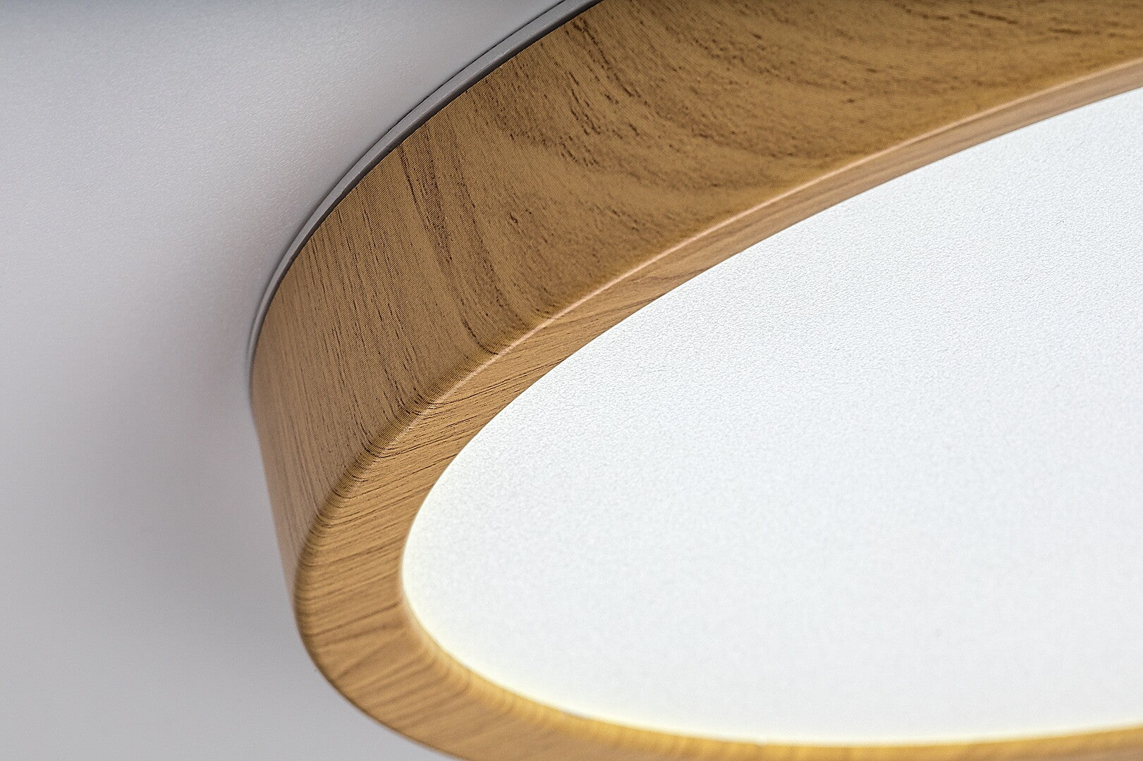 plafoniera LED Maurec LED 18, imitație de lemn