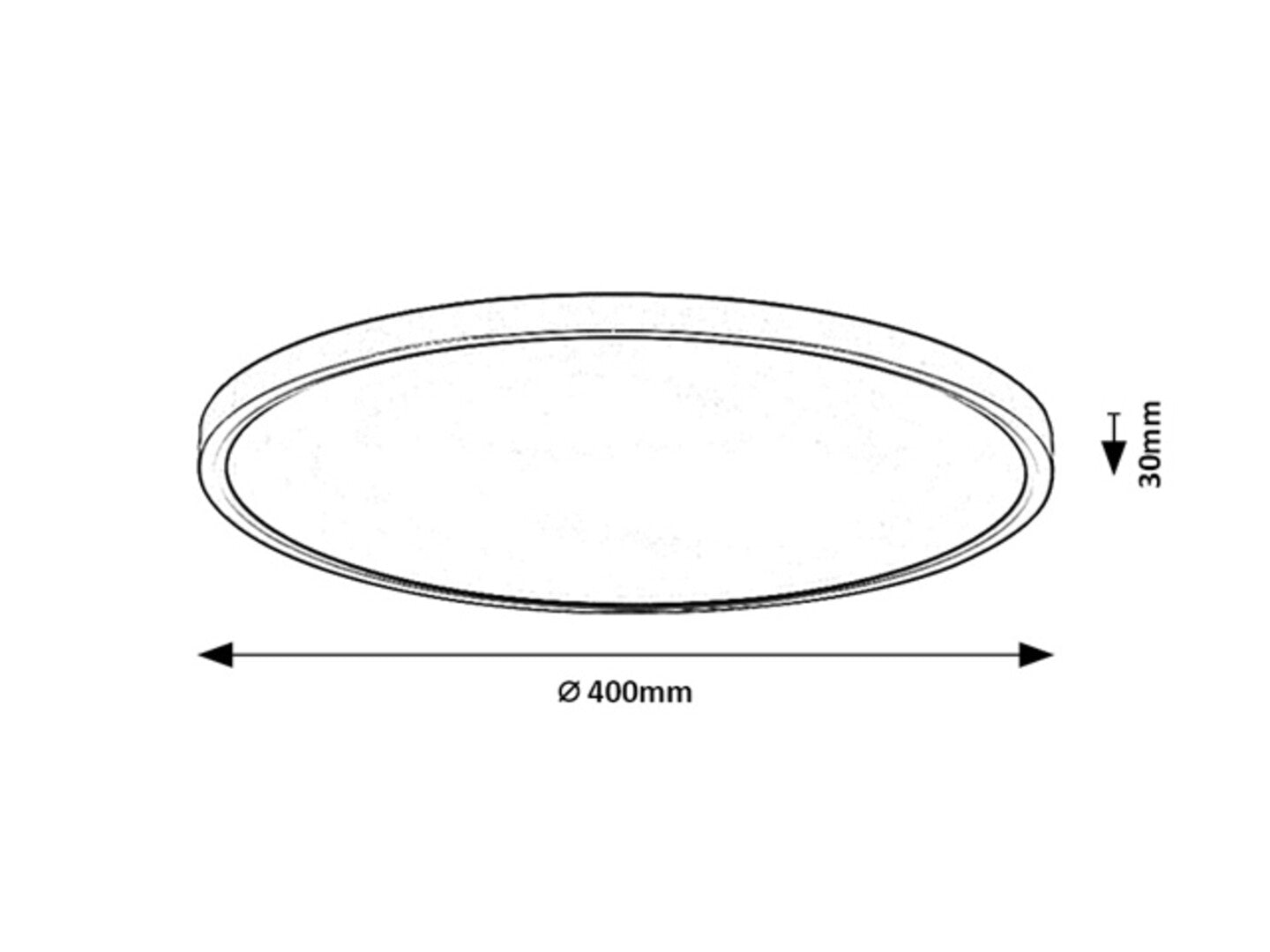 plafoniera LED Lautrec LED 24, maro