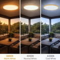 plafoniera LED Lautrec LED 24, imitație de lemn
