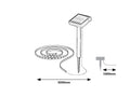 lampa solara Ansoo LED 0,26, alb