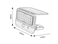 lampa solara Flaxton LED 7, negru