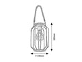 lampa exterior Sluis LED 0,2, negru