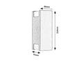 Aplica Cernon GU10 2x MAX 7, negru