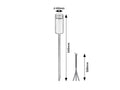 stalp exterior Tornio GU10 1X MAX 10, antracit