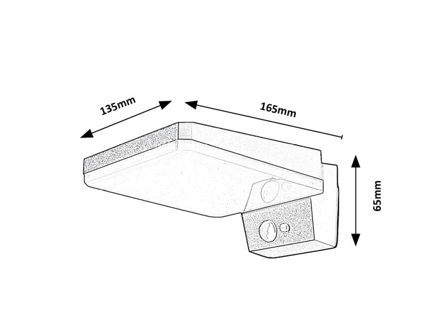 lampa solara Lasset LED 4,4, negru