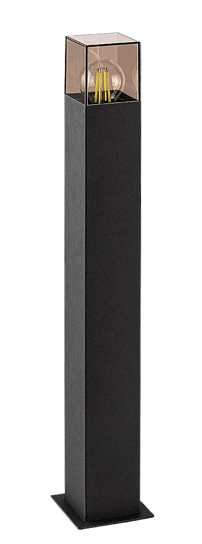 stalp exterior Loanda E27 1x MAX 12, negru
