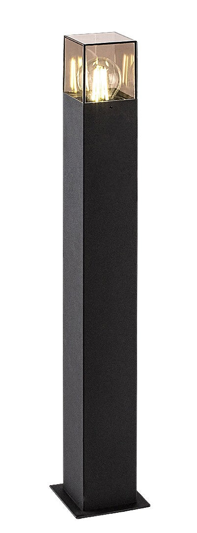 stalp exterior Loanda E27 1x MAX 12, negru