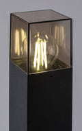 stalp exterior Loanda E27 1x MAX 12, negru