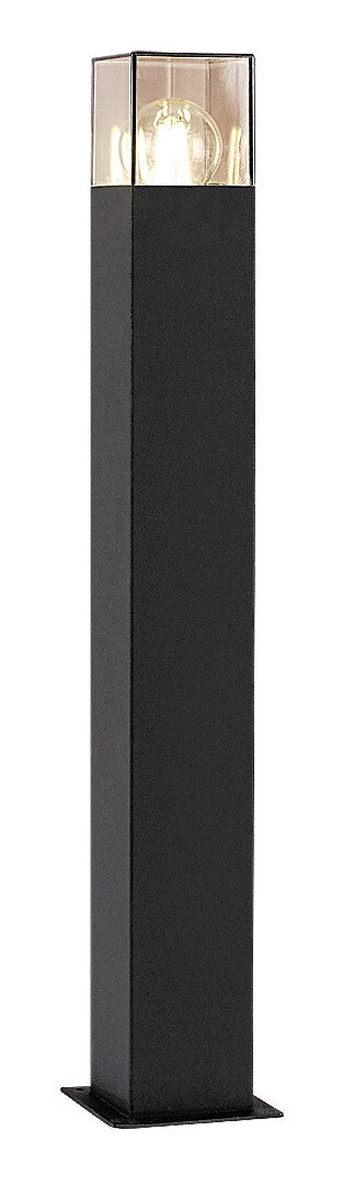 stalp exterior Loanda E27 1x MAX 12, negru