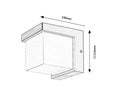 Aplica Andelle LED 10, negru