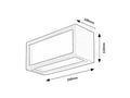 Aplica Lublin LED 10, negru