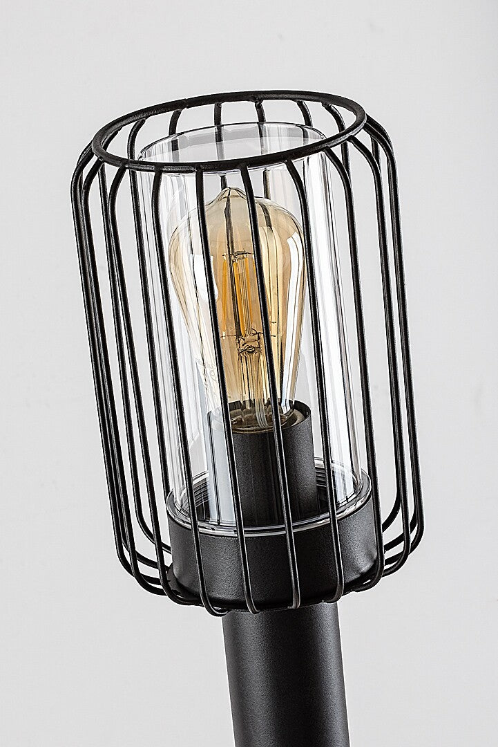 stalp exterior Tarpa E27 1x MAX 40, negru